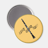 MUSIC: Klarinettenmusik Magnet (Vorderseite/Rückseite)
