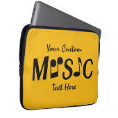 MUSIC-Laptop-Ärmel Laptopschutzhülle (Vorne Rechts)
