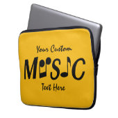 MUSIC-Laptop-Ärmel Laptopschutzhülle (Vorderseite Links)