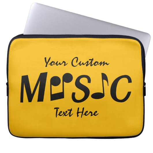 MUSIC-Laptop-Ärmel Laptopschutzhülle (Vorderseite)