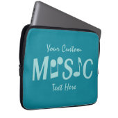 MUSIC-Laptop-Ärmel Laptopschutzhülle (Vorne Rechts)