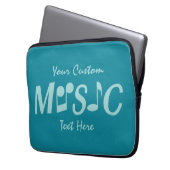 MUSIC-Laptop-Ärmel Laptopschutzhülle (Vorderseite Links)