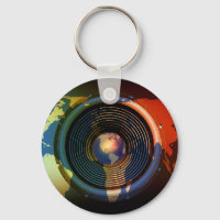 Music Lautsprecher auf der Weltkarte
