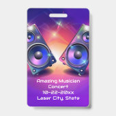 Music Lautsprecher VIP Zugriff auf benutzerdefinie Ausweis (Back)