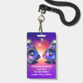 Music Lautsprecher VIP Zugriff auf benutzerdefinie Ausweis (Back with Lanyard)