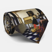 Music Lesson Johannes Vermeer Krawatte (Gerollt)