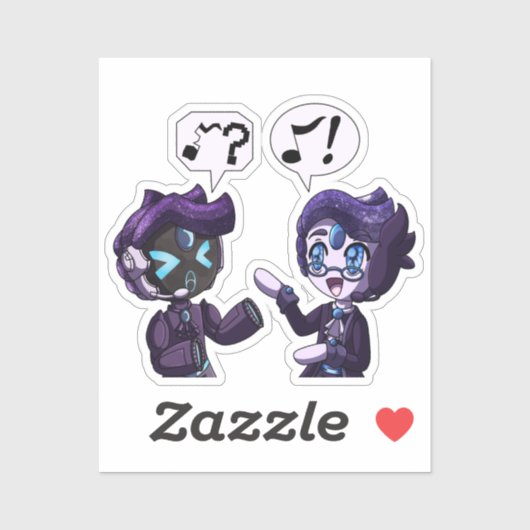 Music Lessons Aufkleber (Blatt)