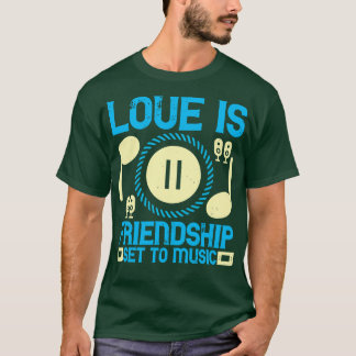 Music Liebe ist ein freundliches Set für Musik T-Shirt