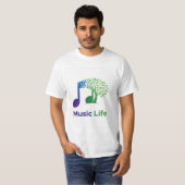 Music Life mit einem lebendigen T-Shirt (Vorne ganz)