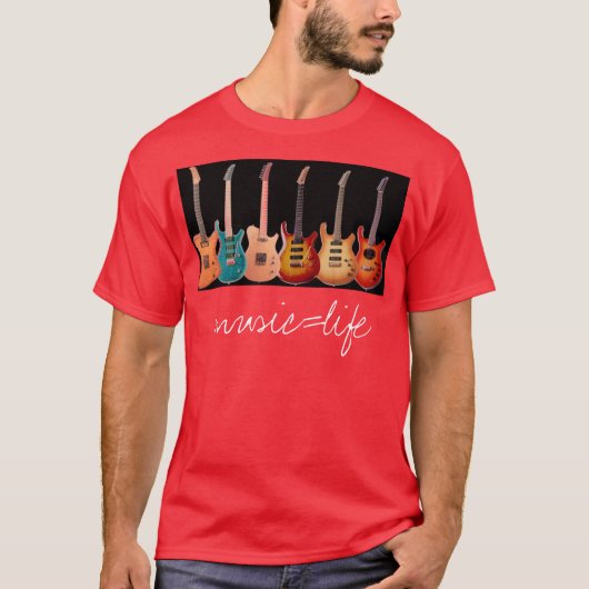 music=life T-Shirt (Vorderseite)
