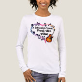 Music Live Fee the Vibe Long Sleeve Shirt - Bella (Vorderseite)