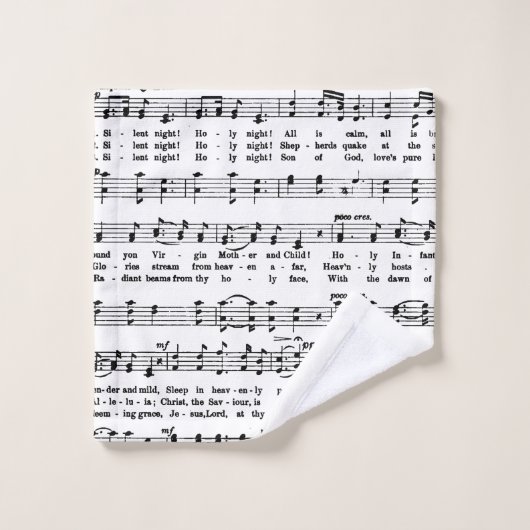 Music Lover Bath Handtuch Set (Waschlappen)