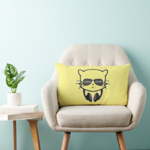 Music Lover Cat Lendenkissen