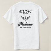 Music Lover Classic Guitar Tee – Casual T-Shirt (Design Rückseite)