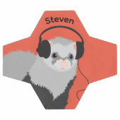 Music Lover Ferret Name Fußball (Flach)