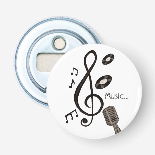 Music Lover Flaschenöffner (Vorderseite)