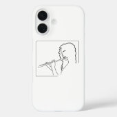 Music Lover, Flute Player,  Case-Mate iPhone Hülle (Rückseite)