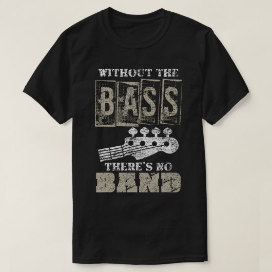 Music Lover Gift Idee Bass Player Gitarre T-Shirt (Design vorne)