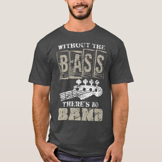 Music Lover Gift Idee Bass Player Gitarre T-Shirt (Vorderseite)