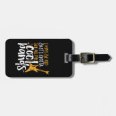 Music Lover Gitarre Player und Coole Bands Gepäckanhänger (Vorderseite horizontal)