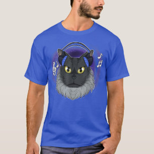 Music Lover I Headphones I Niedlich Mainboard Coon T-Shirt
