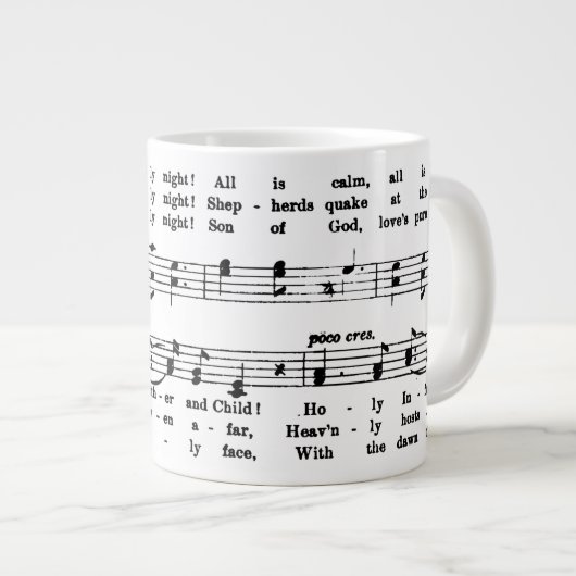 Music Lover Jumbo-Tasse (Vorderseite Rechts)