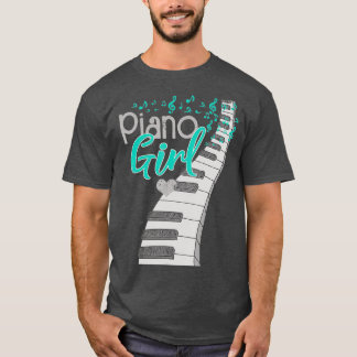 Music Lover Kids Piano Pianist Musiker T-Shirt