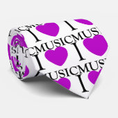 Music Lover_ Krawatte (Gerollt)