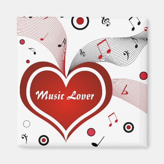 Music Lover - Magnet (Vorne)