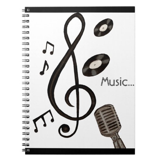 Music Lover Notizblock (Vorderseite)