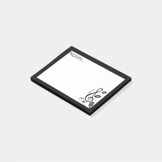 Music Lover Post-it Klebezettel (angewinkelt)