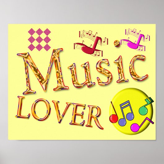 Music Lover - Poster (Vorne)