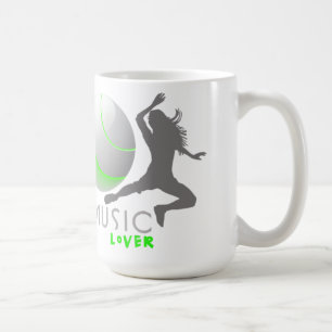 Music Lover Ringer-Tasse Kaffeetasse