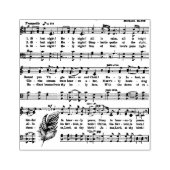 Music Lover Rubber Briefmarke Gummistempel (Prägung)