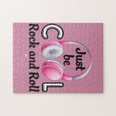Music Lover Sei Cool Rock and Roll Puzzle (Horizontal)