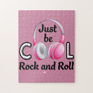 Music Lover Sei Cool Rock and Roll Puzzle