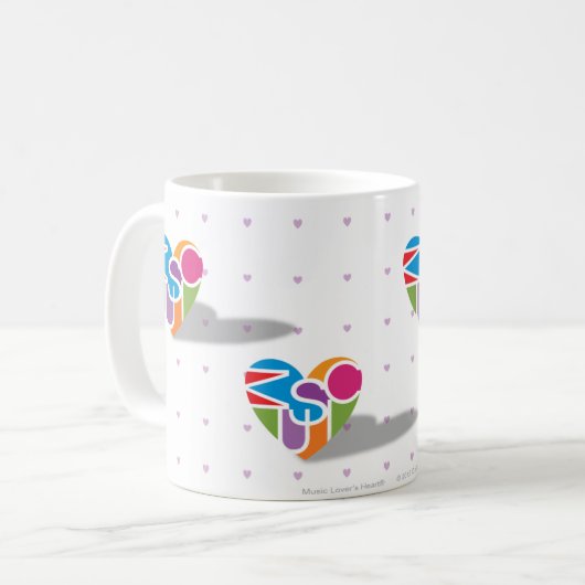 Music Lover-Tasse Kaffeetasse (Vorderseite Links)