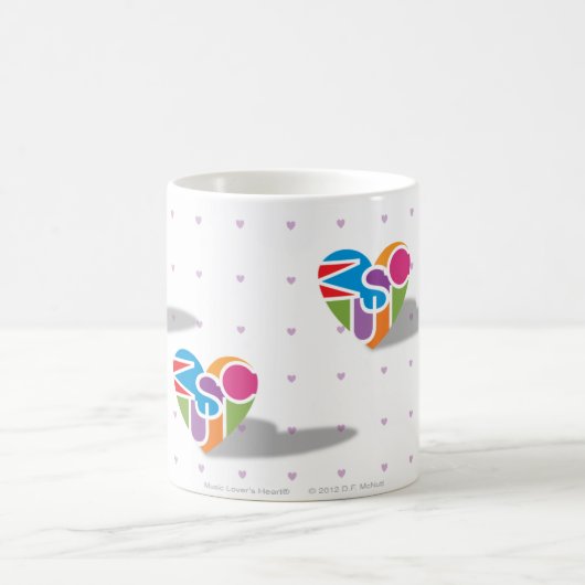 Music Lover-Tasse Kaffeetasse (Mittel)