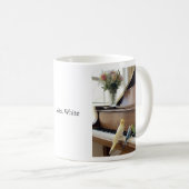 Music Lover Teacher Appreciation Gift custom Name Kaffeetasse (VorderseiteRechts)