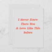 Music Lover Wedding Enclosure Card Begleitkarte (Vorne/Hinten)