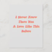 Music Lover Wedding Enclosure Card Begleitkarte (Vorderseite)