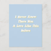 Music Lover Wedding Enclosure Card Begleitkarte (Vorderseite)