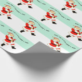 Music Lover Weihnachtsgeschenk Geschenkpapier (Ecke)