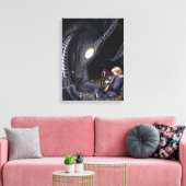 Music Lover - Wrap Leinwanddruck (Insitu (Wohnzimmer))