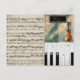 Music Lover's Dream Postcard Postkarte