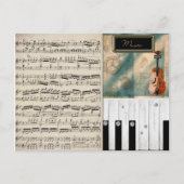Music Lover's Dream Postcard Postkarte (Vorderseite)