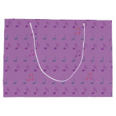 Music Lover's Geschenktasche Große Geschenktüte (Rückseite)
