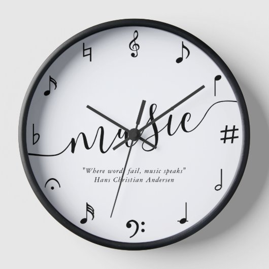 Music Lovers Personalisiert Uhr (Vorderseite)