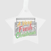 Music Lovers Star Ornament (Rückseite)