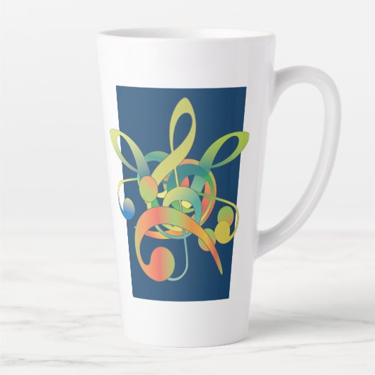 Music Lovers Zwei-Töne-Kaffee-Tasse Milchtasse (Rechts)